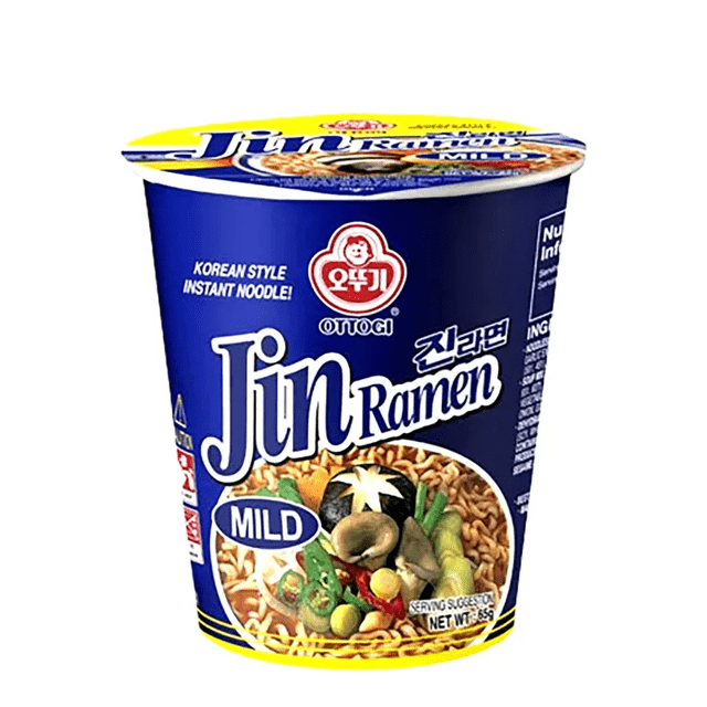 Jin Ramen Mild Cup | K- BOX PRODUTOS COREANOS