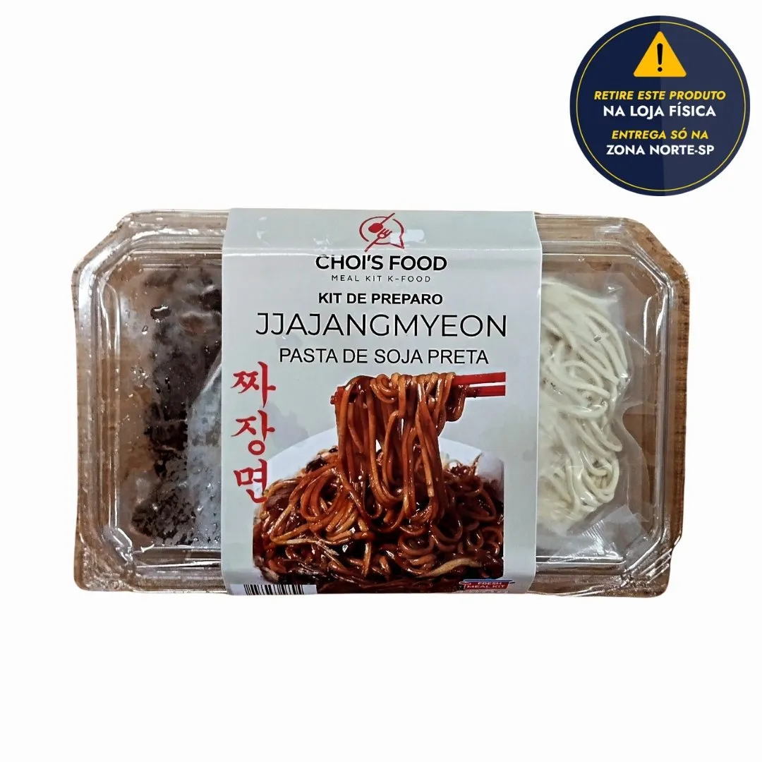 Macarrão Coreano Jjajangmyeon Choi's Food 480g - Sabor Autêntico