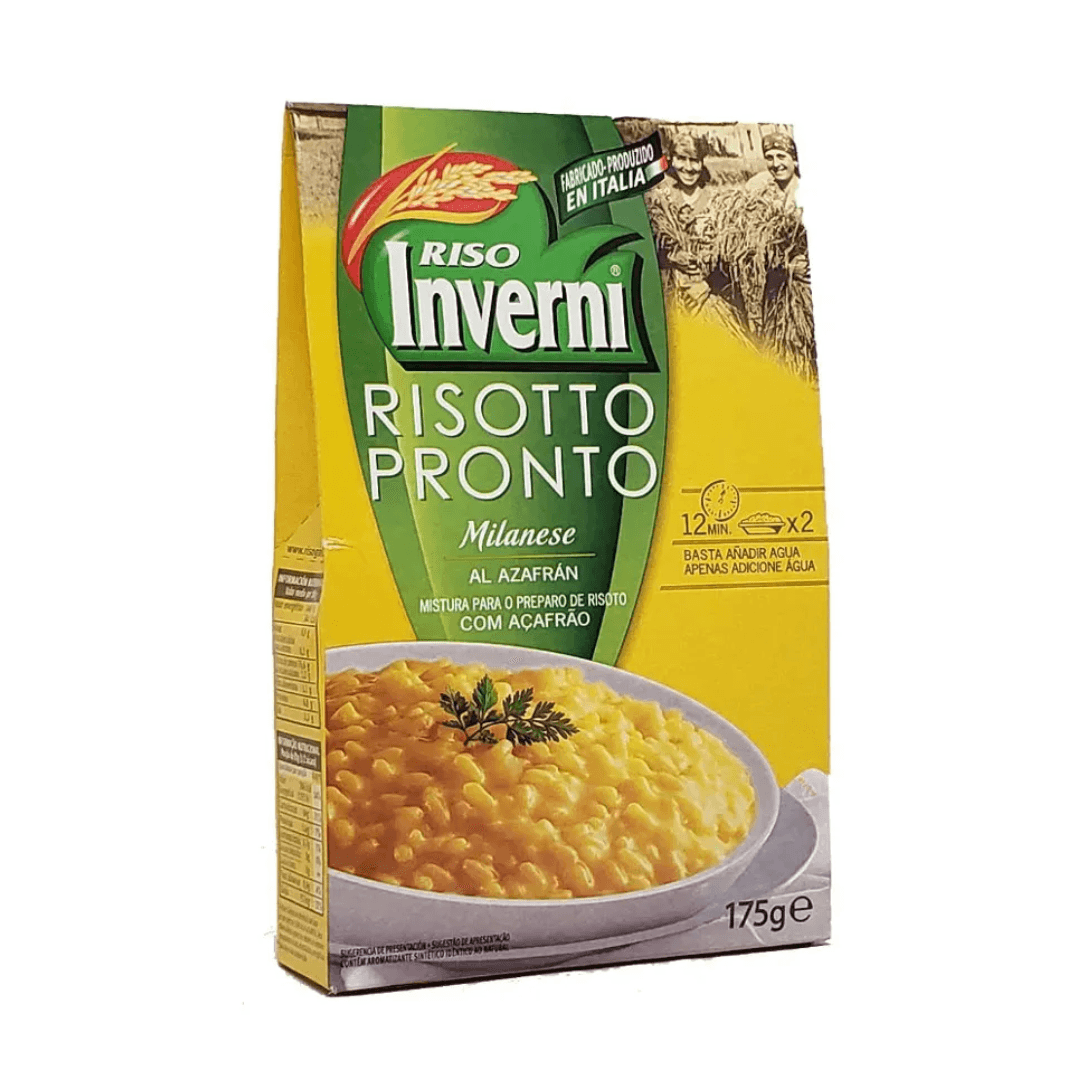 Risotto Pronto Milanese com Açafrão 175g - Riso Inverni | Culinária ...