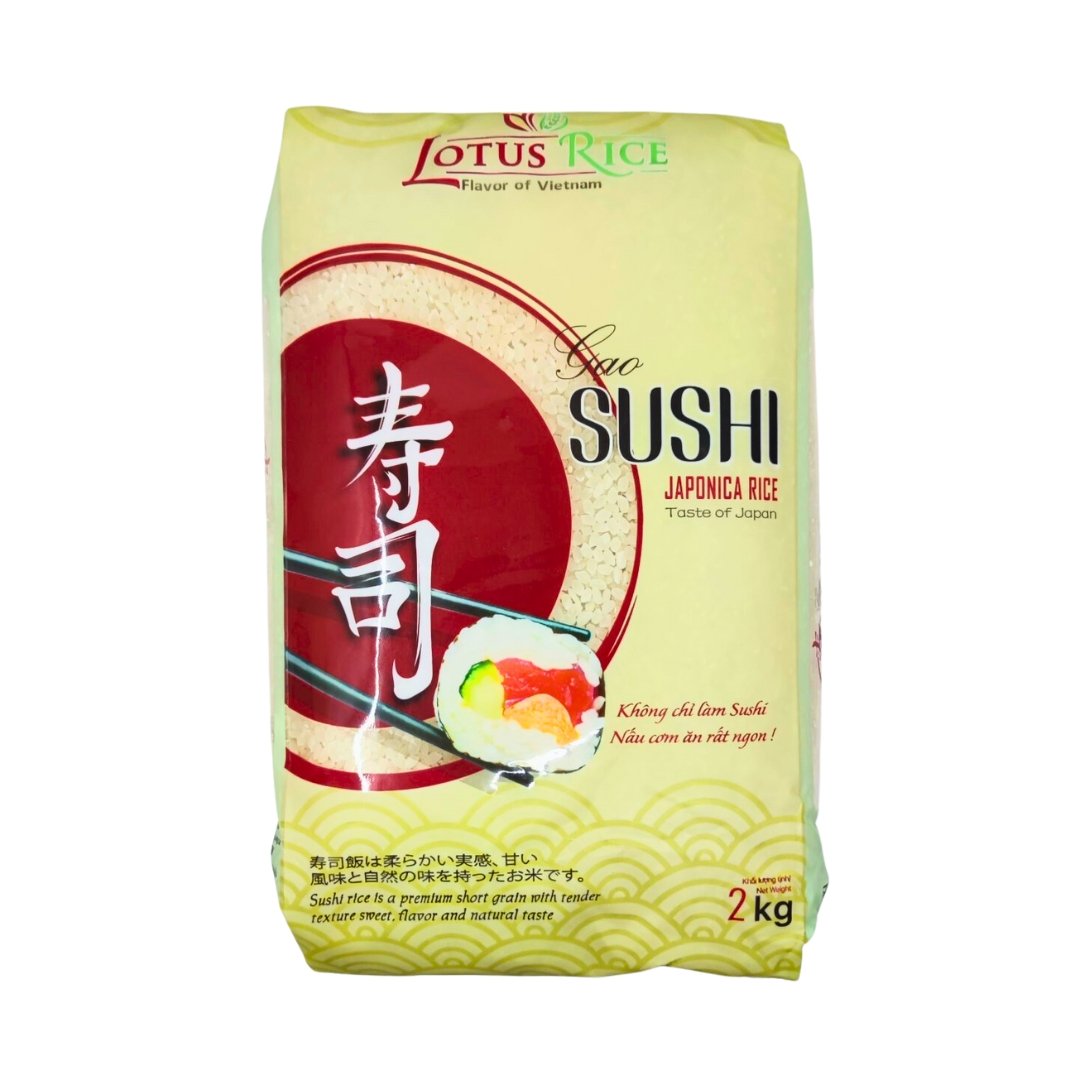Arroz Oriental para Sushi Grão Curto Lotus Rice - Perfeição Culinária ...