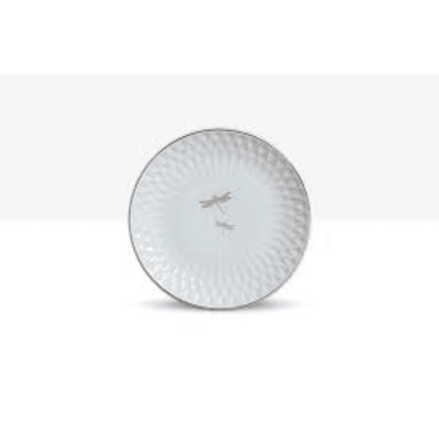 Prato sobremesa Malibu Branco | PorcelAna Home