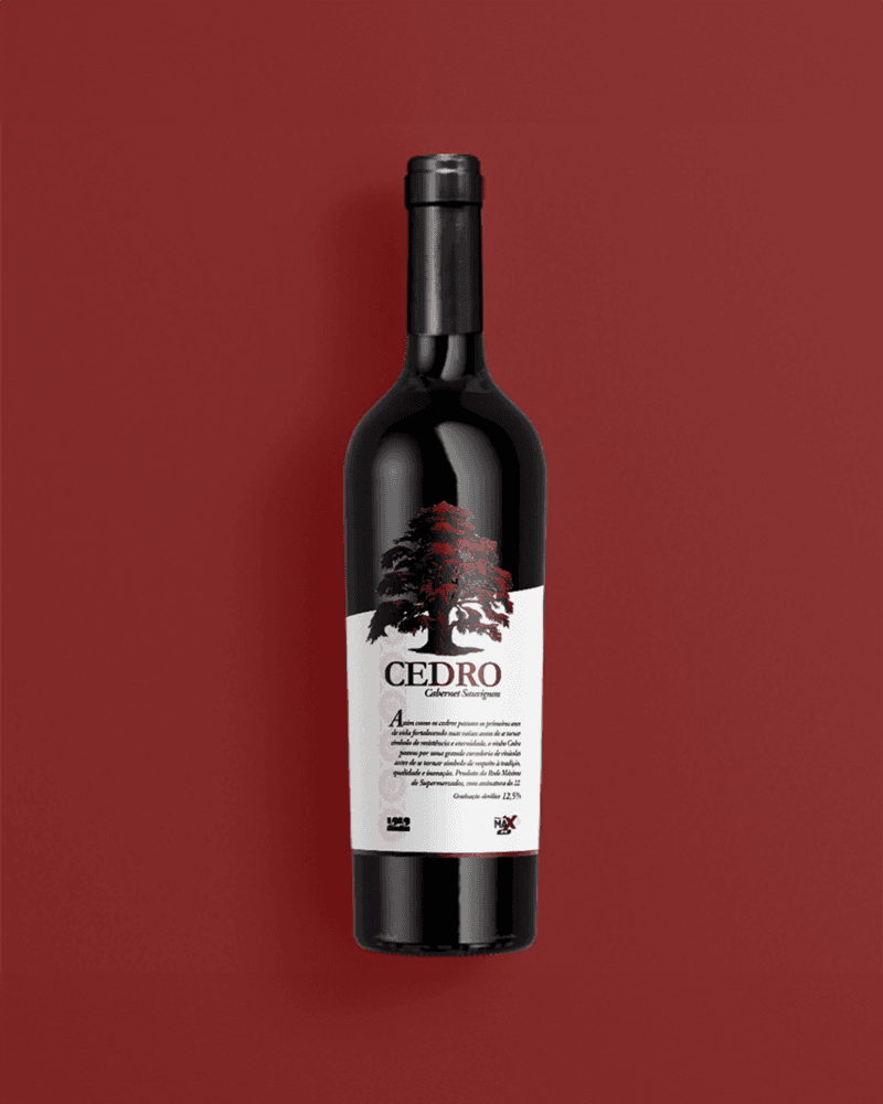 Vinho 22 + Cedro - Carbenet Sauvignon (750ml) | Vinho 22