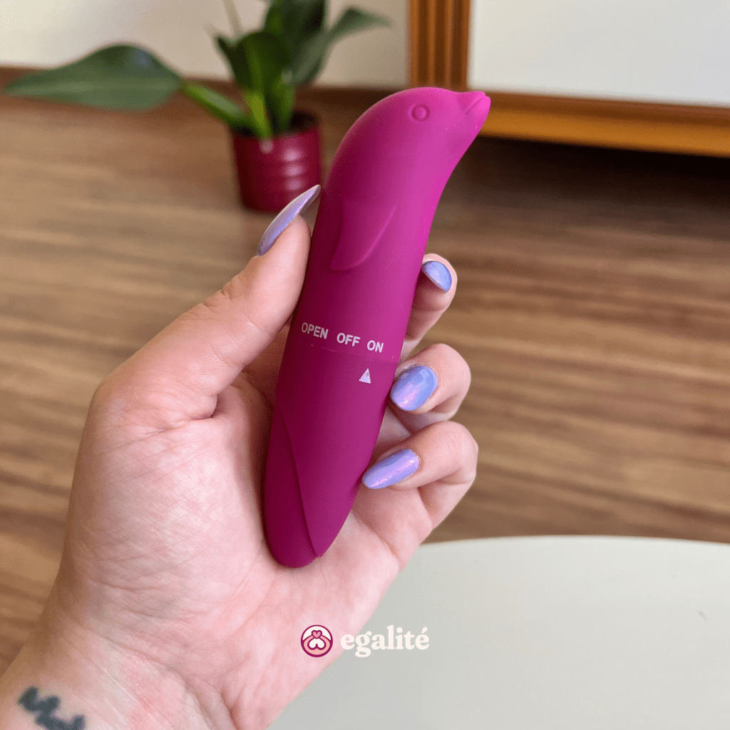 Vibrador Ponto G Golfinho - Vinho | Egalité ex Shop | Egalité