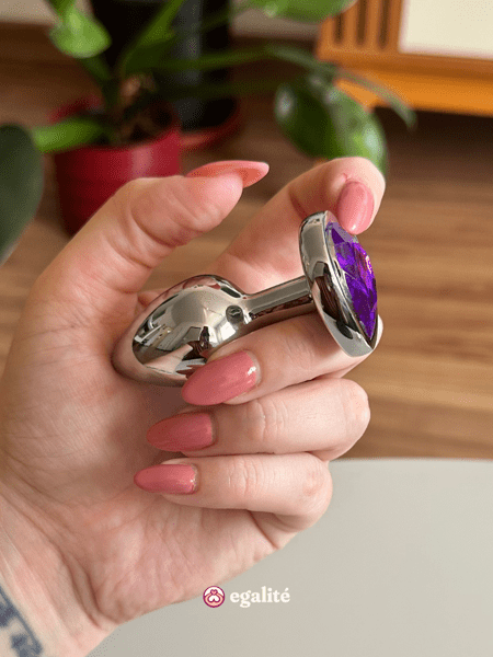 Plug Anal Heart Vip Roxo | Egalit Sex Shop | Egalit Plug Anal Heart Vip Roxo | Egalit Sex Shop | Egalit