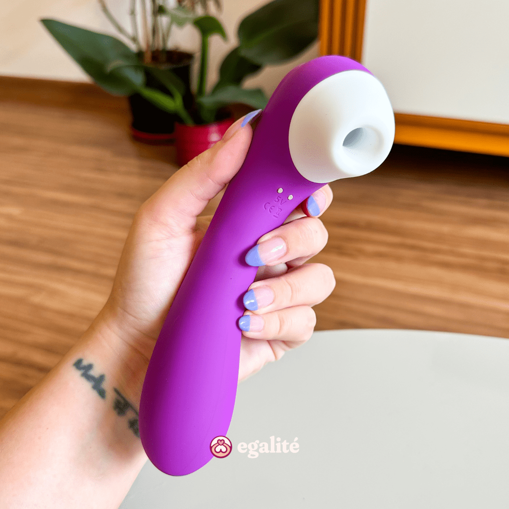 Sugador de Clitóris e Vibrador Screaming Roxo | Egalité Sex Shop | Egalité