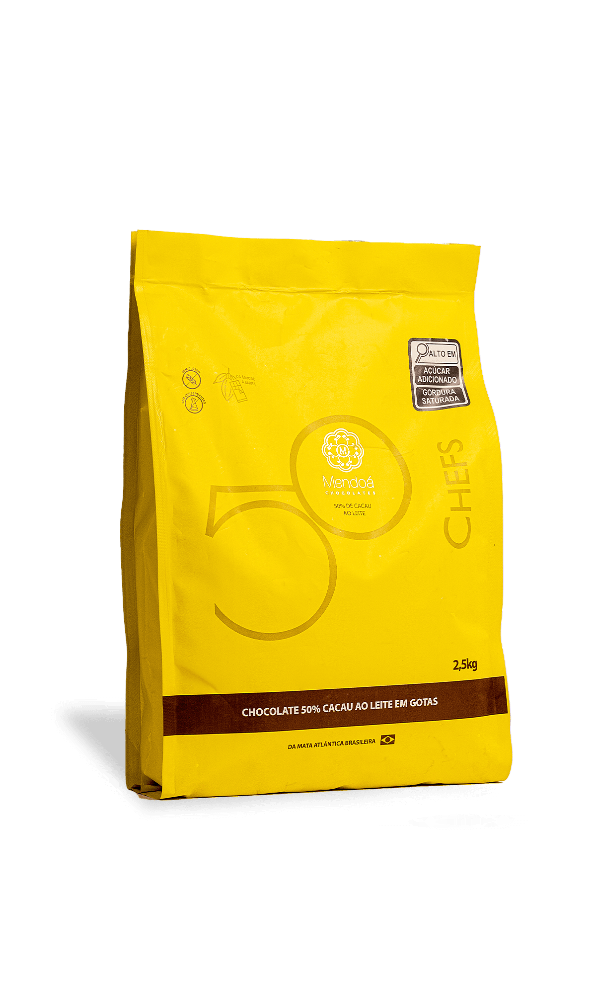 Gotas de Chocolate 50% de Cacau ao Leite - 2,5 Kg