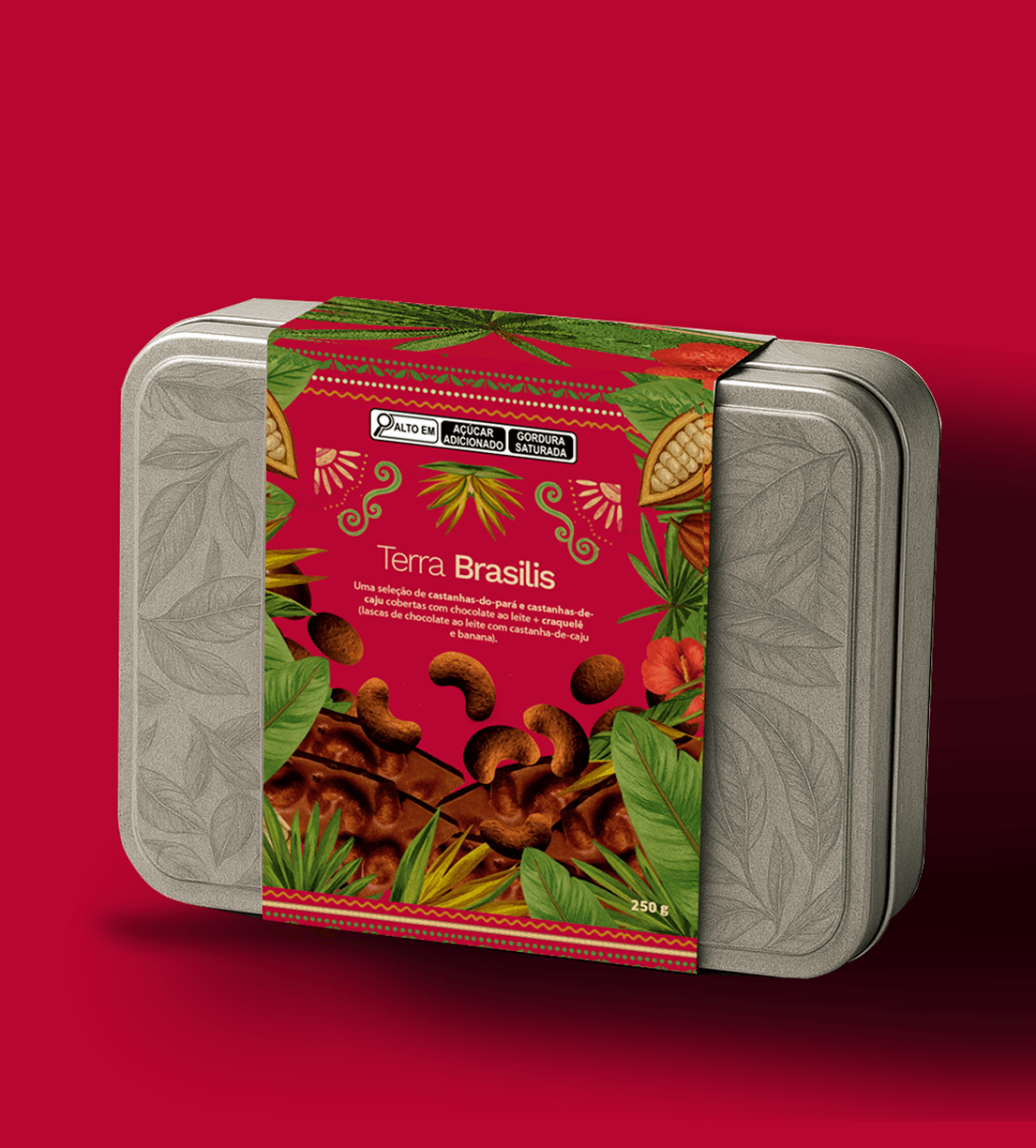 COCOa様 Lata Presente Terra Brasilis 250G | Mendoá Chocolates