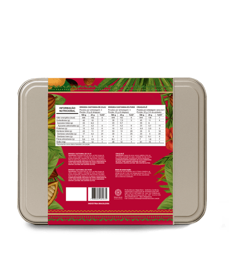 Lata Presente Terra Brasilis 250G | Mendoá Chocolates