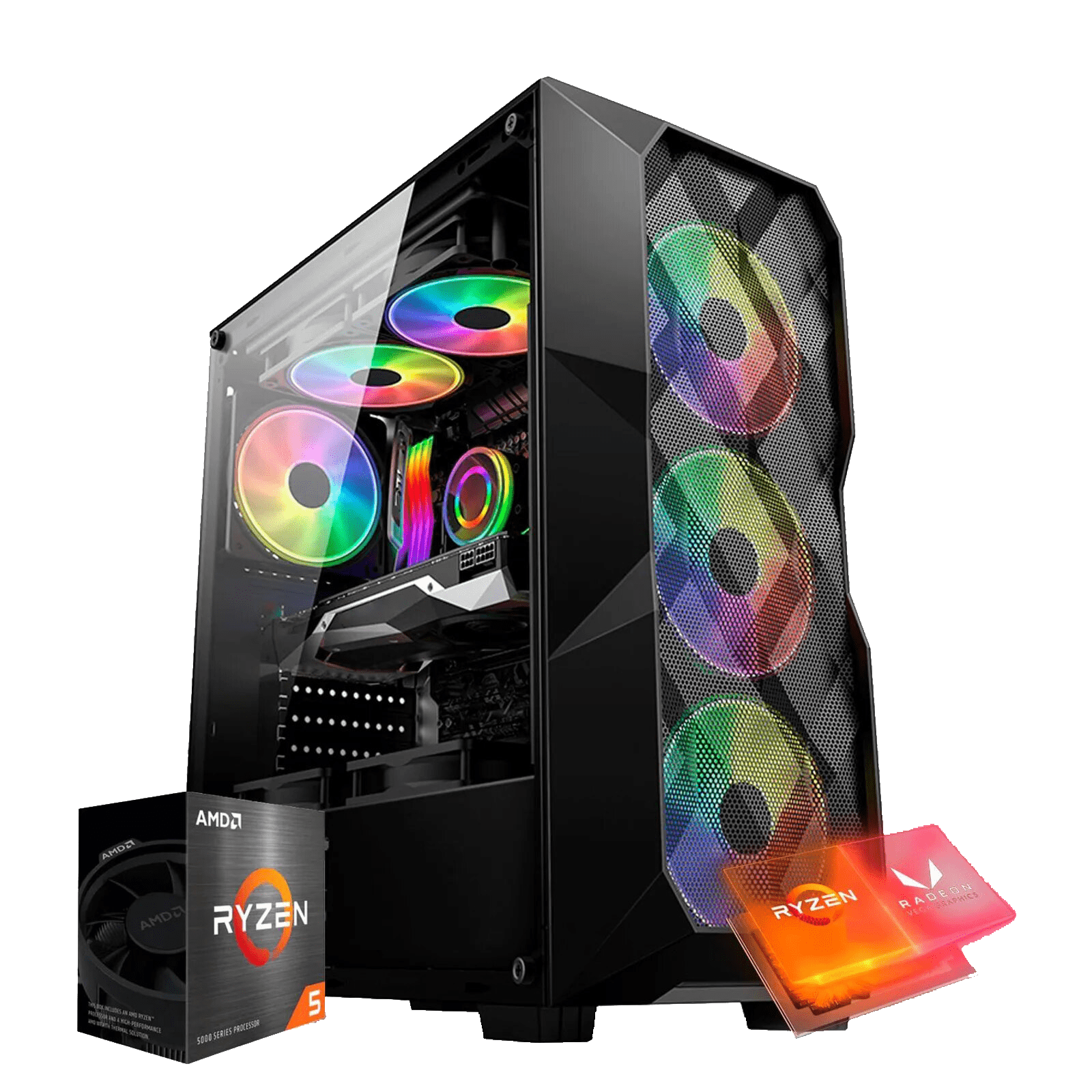 PC Gamer Arena, Ryzen 5600G, Radeon Graphics Vega 7, 16GB Ram, SSD 240GB  ITX Gamer