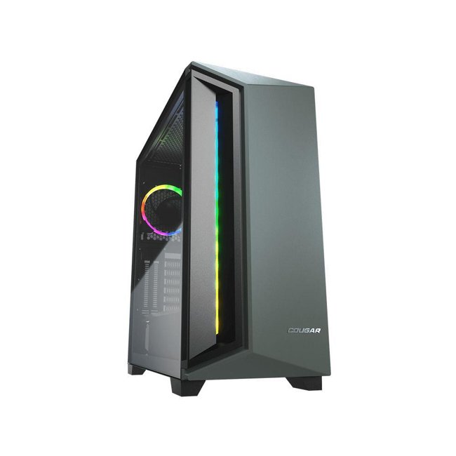 Gabinete Gamer Cougar DarkBlader X7 Midnight Green, Mid Tower, Vidro Temperado, 1x Fan – 385UM30-0005.