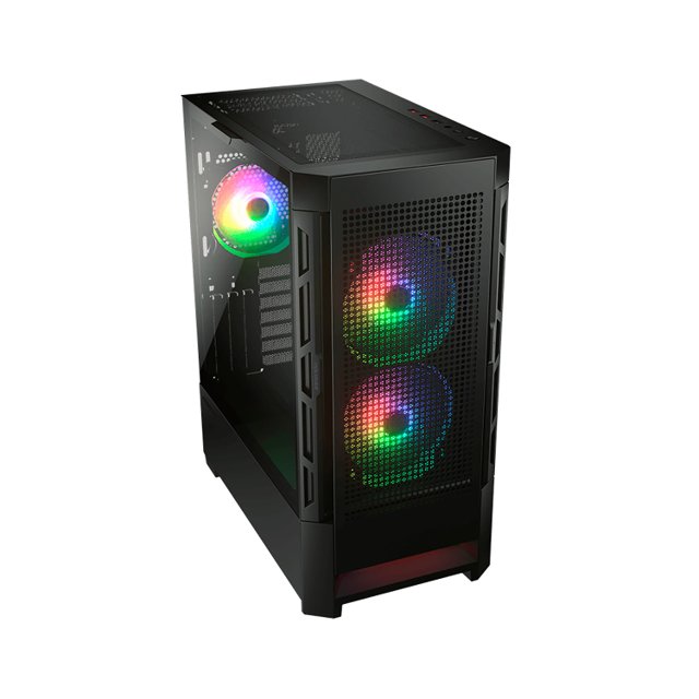 Gabinete Gamer Cougar Duoface RGB, Vidro Temperado, E-ATX, 3x Fans ARGB, Preto, 385ZD10.0001