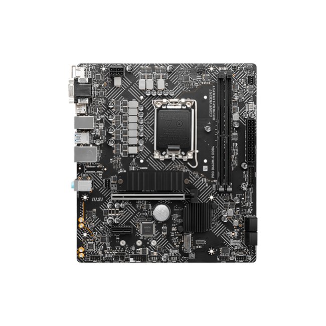 Placa Mãe MSI PRO B660M-G DDR4, Chipset B660, Intel LGA 1700, ATX, DDR4, 911-7D45-017.