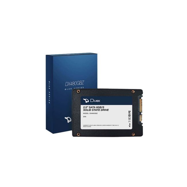 SSD Duex 480GB, SATA III, 2,5", Leituras: 500MB/S e Gravações: 420MB/S - DX480SB.