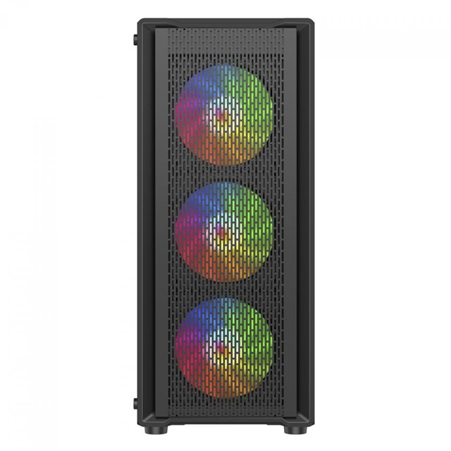 Gabinete Gamer Liketec Storm, RGB, Mid-Tower, 4x Fans, RGB, Lateral De ...