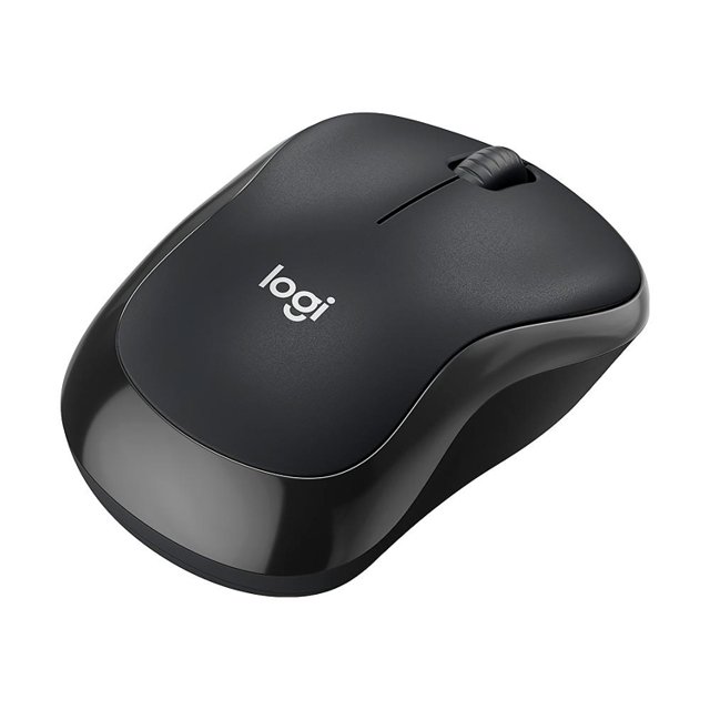 Logitech Rato Ótico M185, sem Fios, 1000 DPI, Preto e Cinzento