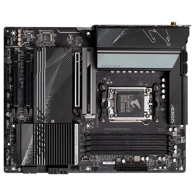 Placa Mãe Gigabyte X670 Aorus Elite AX, AMD AM5, ATX, LED RGB, Bluetooth, Wi-Fi 6, DDR5