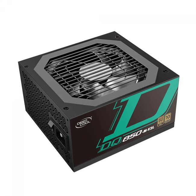 Fonte Deepcool DQ850 850W, 80Plus Gold, Full Modular, DP-GD-DQ850-M-V2L.