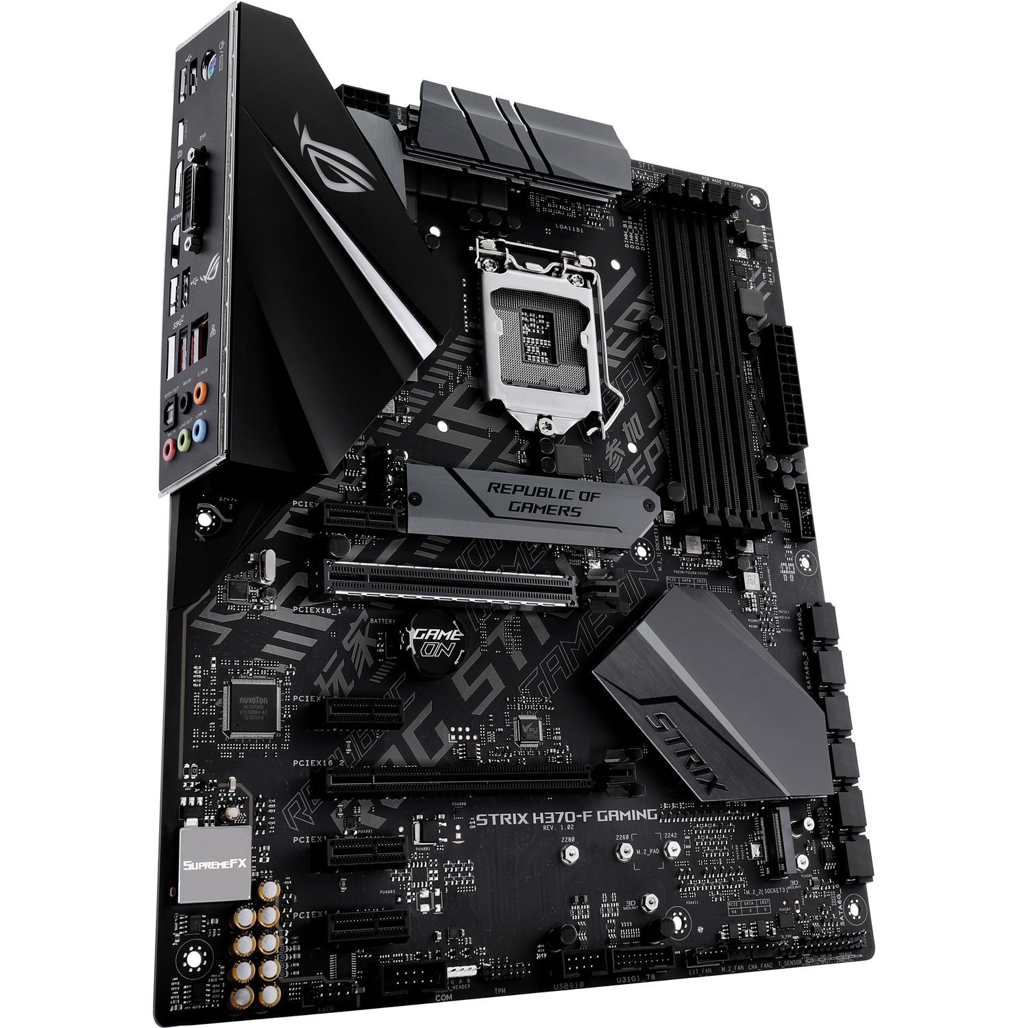 Placa Mae Asus ROG STRIX H370-F GAMING LGA 1151 DDR4 ATX | ITX Gamer