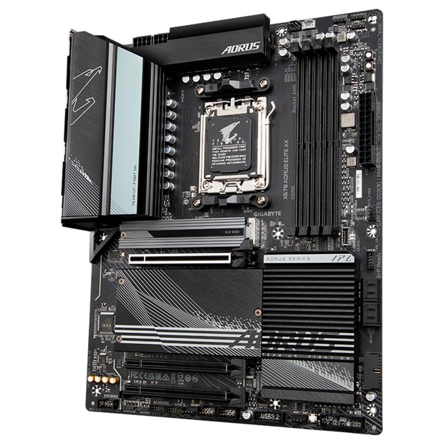 Placa Mãe Gigabyte X670 Aorus Elite AX, AMD AM5, ATX, LED RGB, Bluetooth, Wi-Fi 6, DDR5