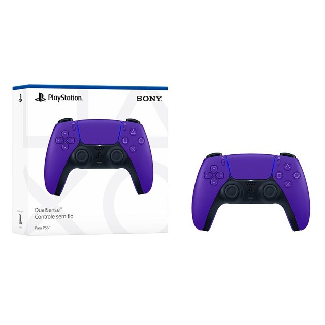 Controle Joystick PS5 Sem Fio DualSense Original, Galatic Purple