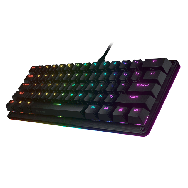 Teclado Mecânico Gamer Cougar Puri Mini RGB, Switch Red, 60% DSA, 37PRMRM1MI.0002