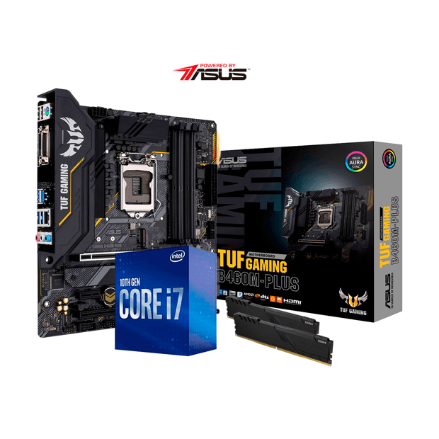 Kit Upgrade ITX Gamer Powered By Asus Processador Core I7 10700F + 
