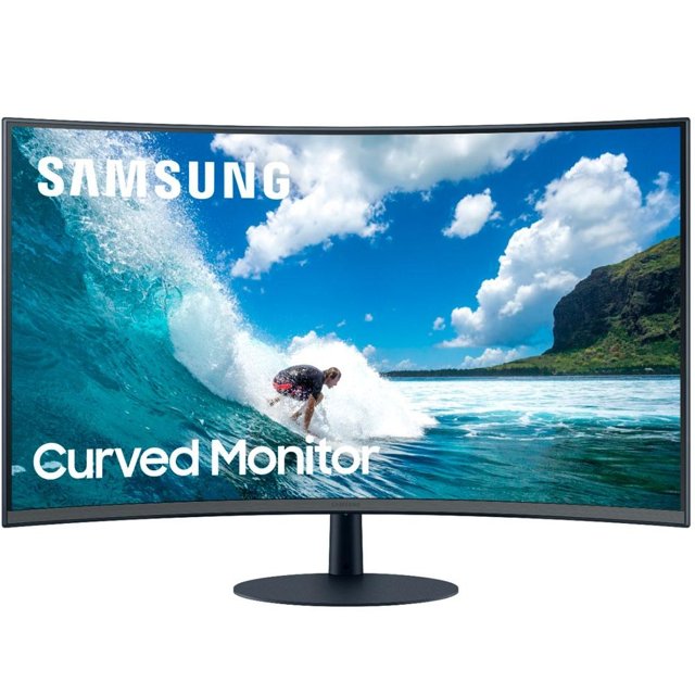 Monitor Samsung LED 31,5" Curvo, HDMI, FreeSync, 4 ms, Inclinacao Ajustavel - LC32T550FDLXZD