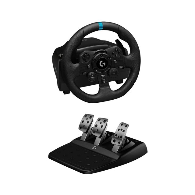 Logitech G923 Racing Wheel and Pedals for PS5, PS4 and PC Black