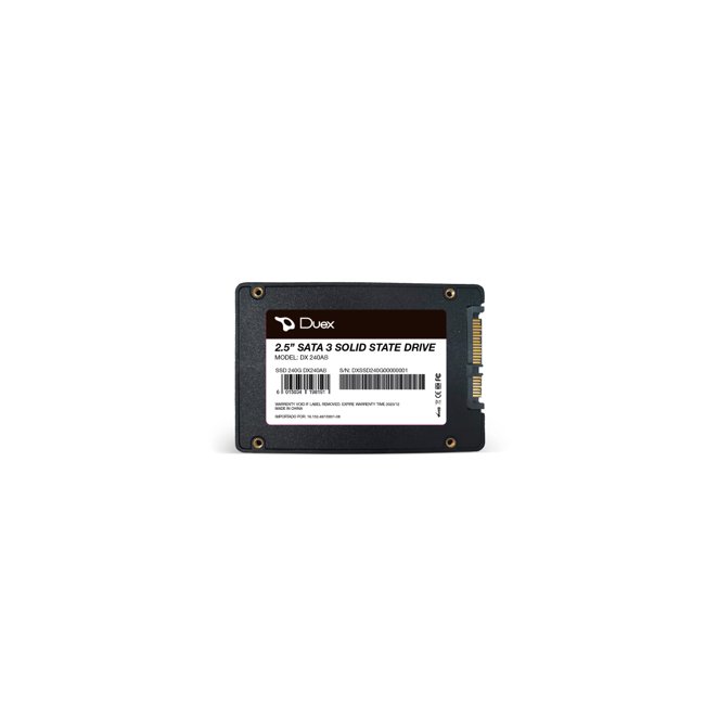 SSD Duex 240GB, SATA III, 2,5", Leituras: 520MB/S e Gravações: 430MB/S - DX240AB.