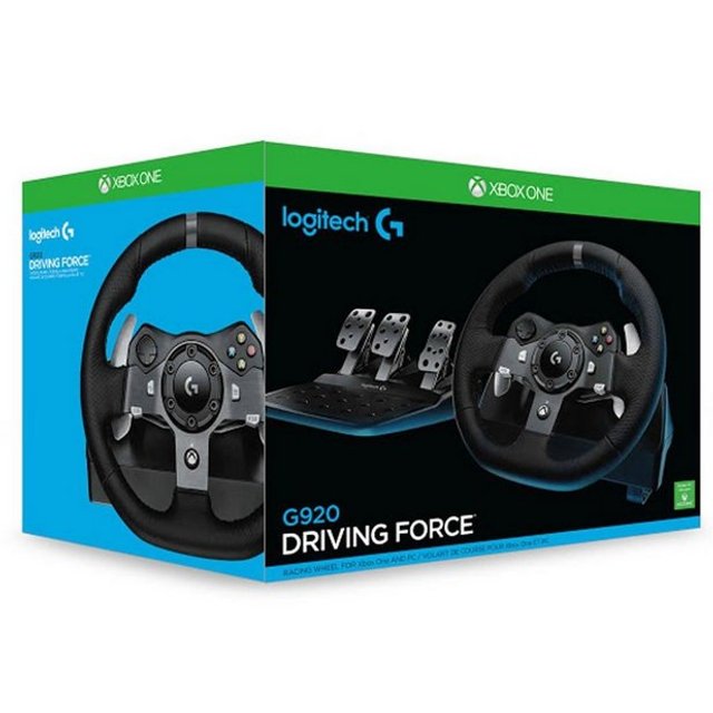 Logitech G920 Driving Force Racing Wheel - Black (941-000121) 788619249293