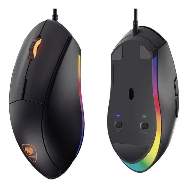 Mouse Gamer Cougar Minos XT, RGB, 6 Botões, 4000DPI