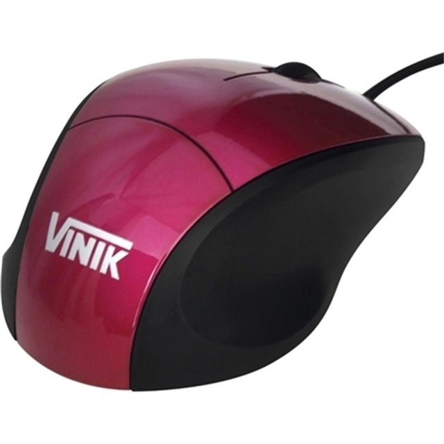 Mouse Óptico Vinik Usb Retrátil 800dpi - Pink Mr-30