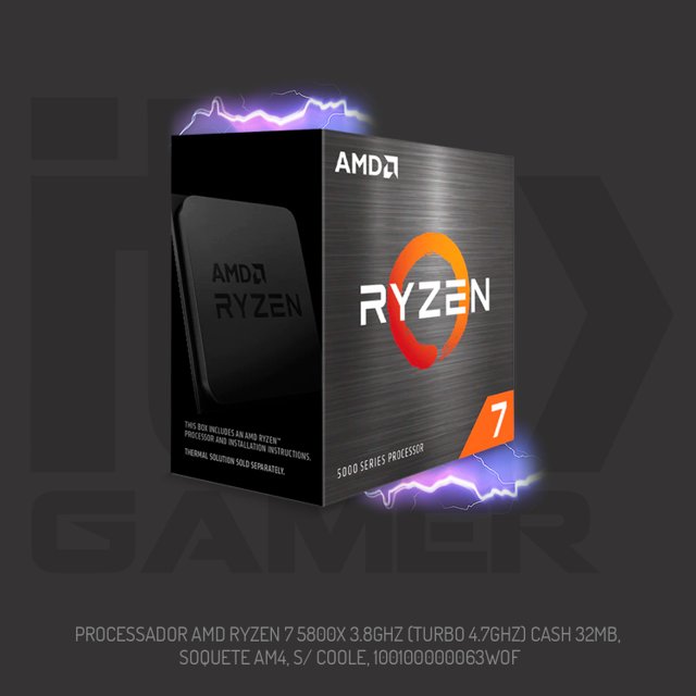 Kit Upgrade ITX Gamer Powered By Asus Processador Ryzen 7 5800x + 16GB  Memória Ram + Placa Mae Asus TUF Gaming X570-PLUS/BR - 03 Anos de garantia  | ITX Gamer