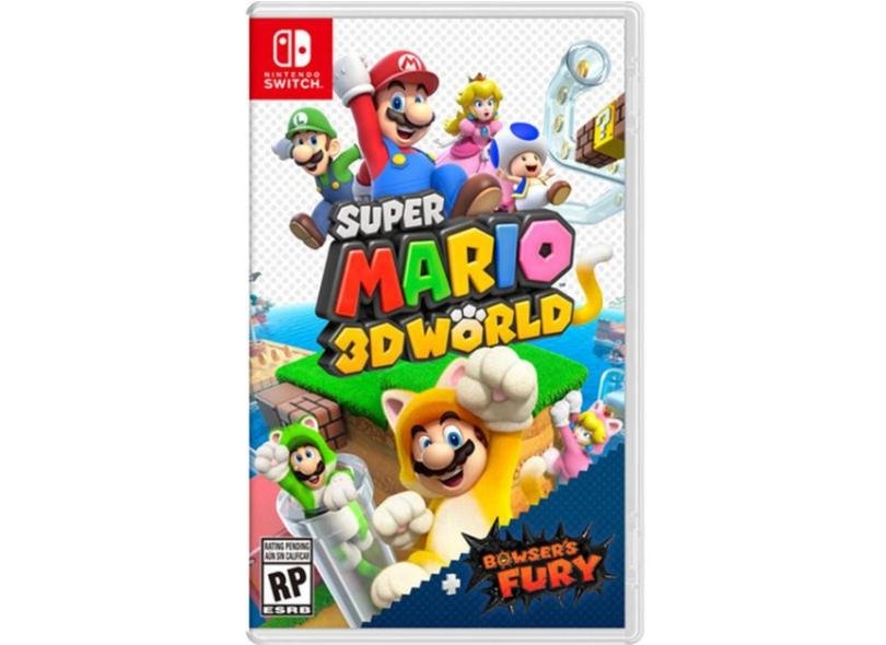 Super Mario 3D world nintendo Switch + base 3d pra dispor os jogos -  Videogames - Uvaranas, Ponta Grossa 1250765370