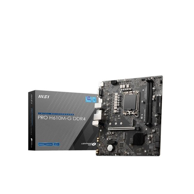 Placa Mãe Gigabyte H610M H DDR4 Chipset H610 Intel LGA 1700 mATX