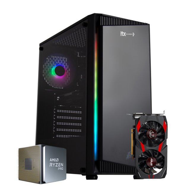 Cpu Torre Pc Gamer Ryzen 5 3600 Ssd 480gb Ram 16gb GTX 1050 4GB