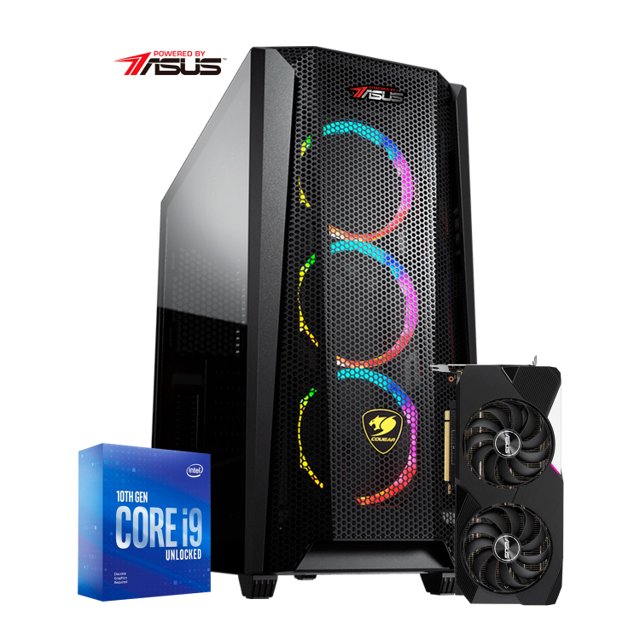 Pc Gamer FPS Headshot Powered By Asus / Core i9 10900KF / RTX 3060 TI 8GB /  32GB Ram / SSD 480GB / 3 Anos de Garantia /