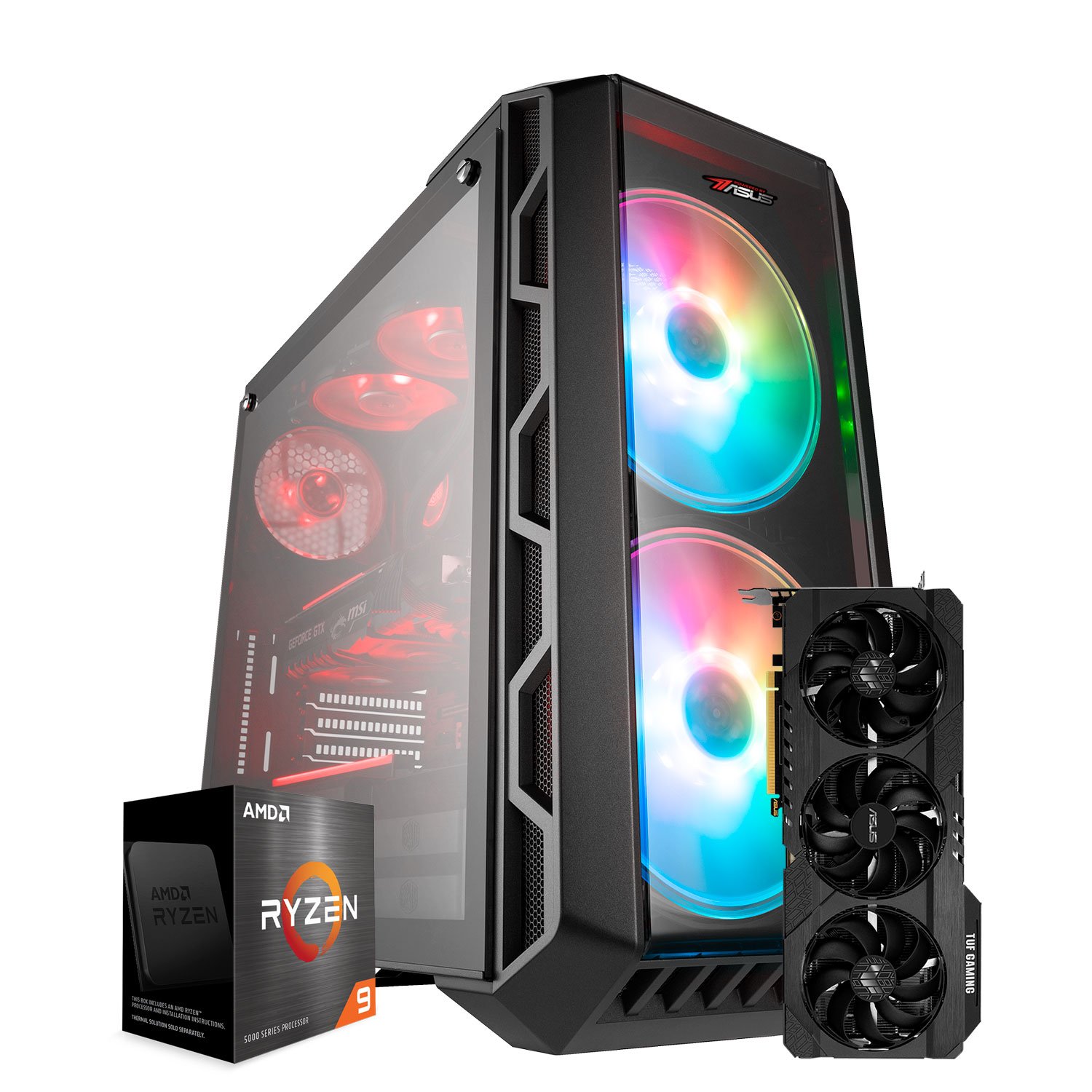 ゲーミングPC Ryzen9 5900X RTX3070 16G 512G - デスクトップ型PC