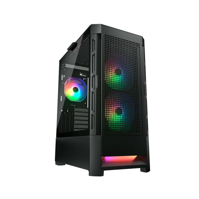 Gabinete Gamer Cougar Duoface RGB, Vidro Temperado, E-ATX, 3x Fans ARGB, Preto, 385ZD10.0001