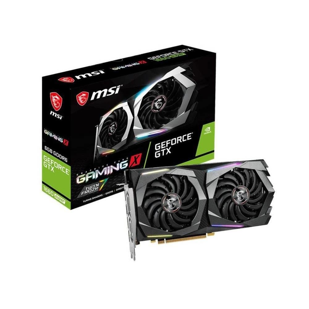 クラシック Placa de Vídeo MSI NVIDIA GeForce GTX 1660 Super Gaming X Graphic Board, Gravo, Video Card