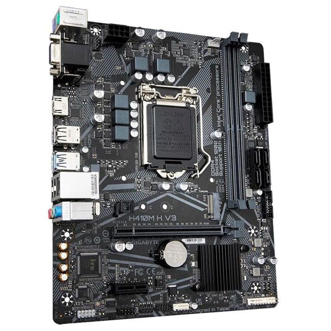 Kit Upgrade Intel Core i5 10400F Placa Mãe H410M DDR4 Memória RAM 8GB DDR4