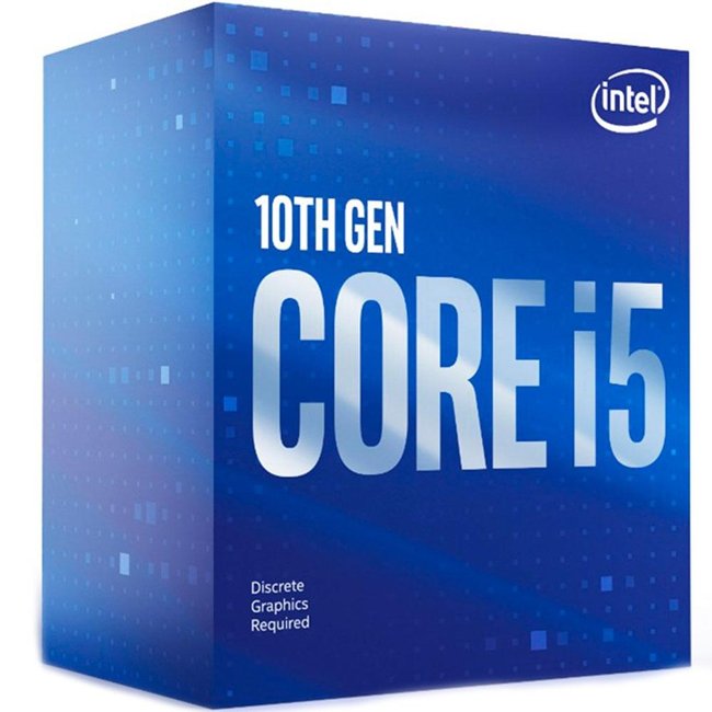 Processador Intel Core i5 10400F, 2.90GHz, (4.30GHz Turbo), 10ª Geração, 6-Cores 12-Threads, LGA 1200, BX8070110400F.
