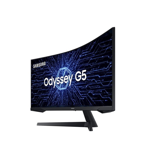 Monitor Gamer Curvo Samsung Odyssey G5 34', WQHD, 165Hz, 1ms, Ultrawide, HDMI, Display Port, Preto - LC34G55TWWLXZD