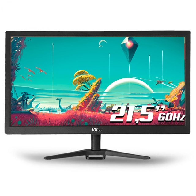 Monitor Duex VX PRO, 21.5", LED, 60Hz, 8ms, HDMI/VGA, Preto - VX215Z