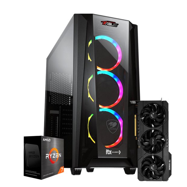 Computador Pichau Gamer, Intel i7-10700KF, Radeon RX 6700 XT 12GB