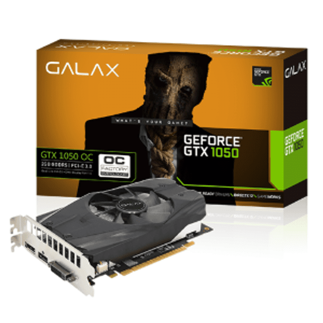 PLACA DE VIDEO GALAX GTX 1050 OC 2GB DDR5 128BIT 7008MHZ
