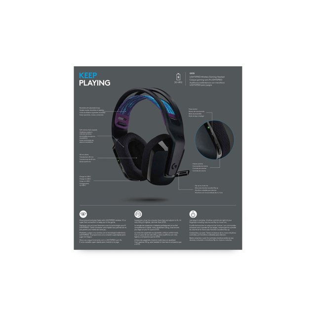 Slumber Lighed Forstyrre Headset Gamer sem Fio Logitech G535, LIGHTSPEED, Drivers 40mm, USB, P2, PC, PS4 e PS5, Preto, 981-000971 | ITX Gamer Slumber Lighed Forstyrre Headset Gamer sem Fio Logitech G535, LIGHTSPEED, Drivers 40mm, USB, P2, PC, PS4 e PS5, Preto, 981-000971 | ITX Gamer
