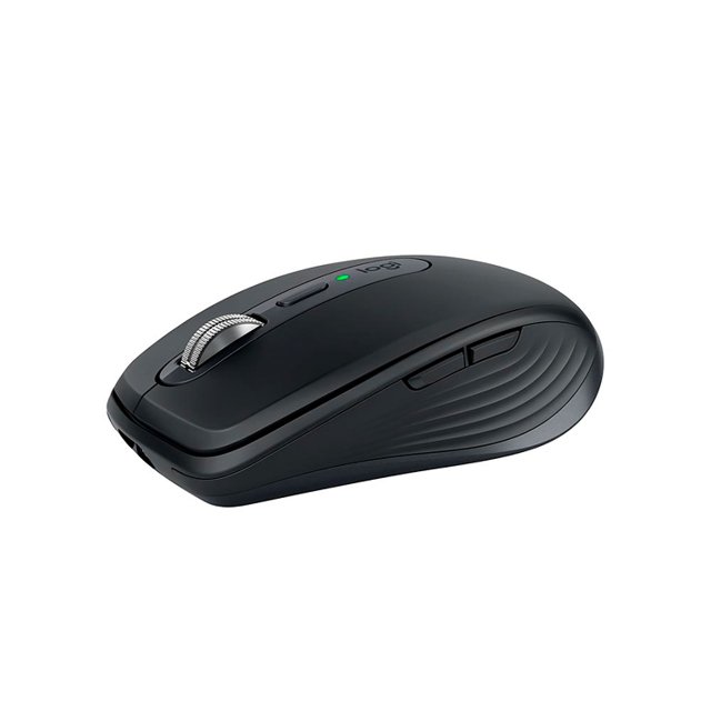 Mouse Logitech MX Anywhere 3s, Grafite, Bluetooth, Clique Silencioso, Recarregável, Sem Fio, Preto -  910-006932