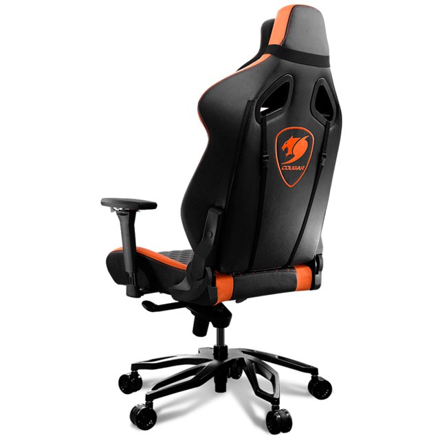 Kit Cadeira Gamer Cougar Armor Titan Pro Preto/Laranja + Tapete para  Cadeira Gamer Cougar Command 1100x1100x4mm