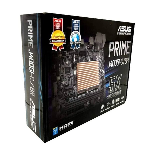 Placa Mae Asus Prime J4005IC/BR DDR4 CPU Integrada Intel Celeron Dual